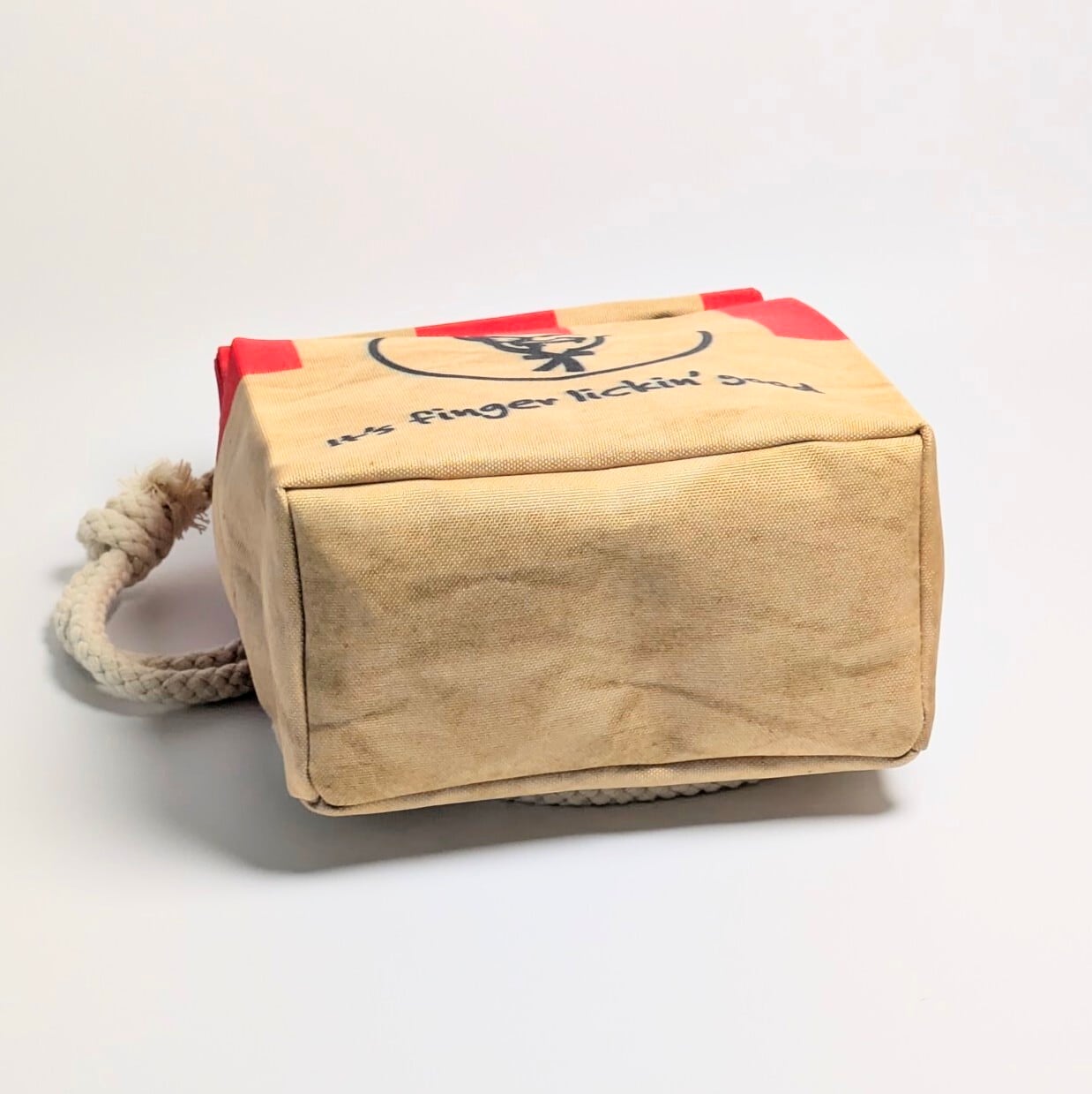 【 KFC ケンタッキー 】ロープショルダーバッグ*紙袋風 / Food Bag 〚アメリカン雑貨 アメトイ〛