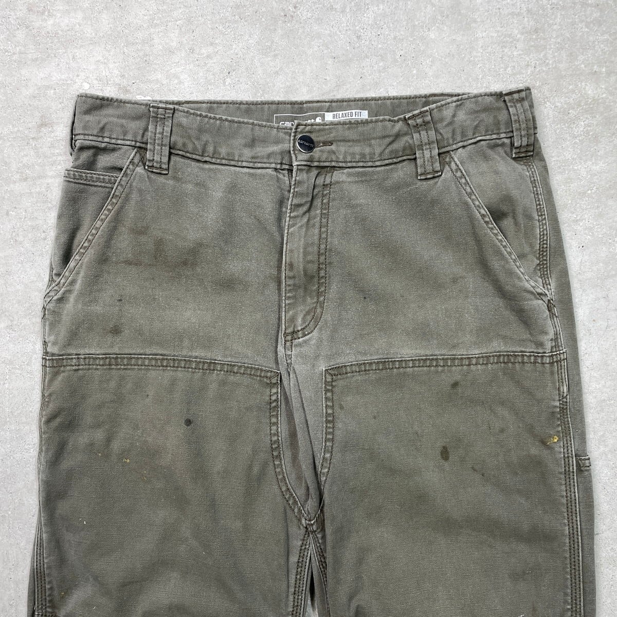 Carhartt カーハート ダブルニー ダック ワークパンツ ペンキ飛び