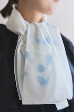 【mottainaiネッカチーフ CLOUD BLUE×綿】vol.6_enrica