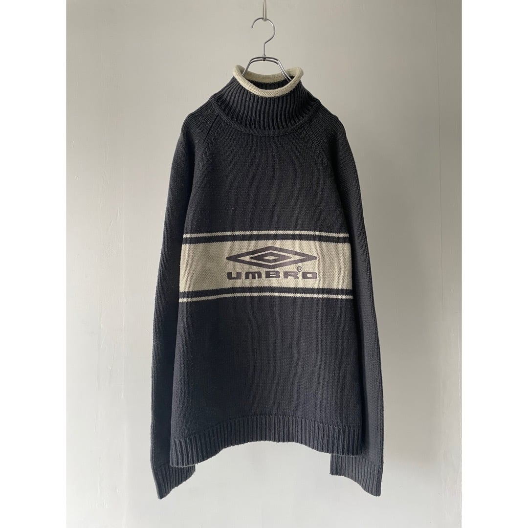 umbro- 90s logo separate design turtleneck knit | ROOT online