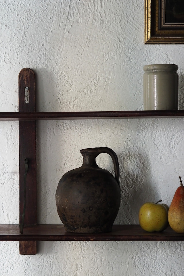片手オイル入れ-antique pottery oil pot