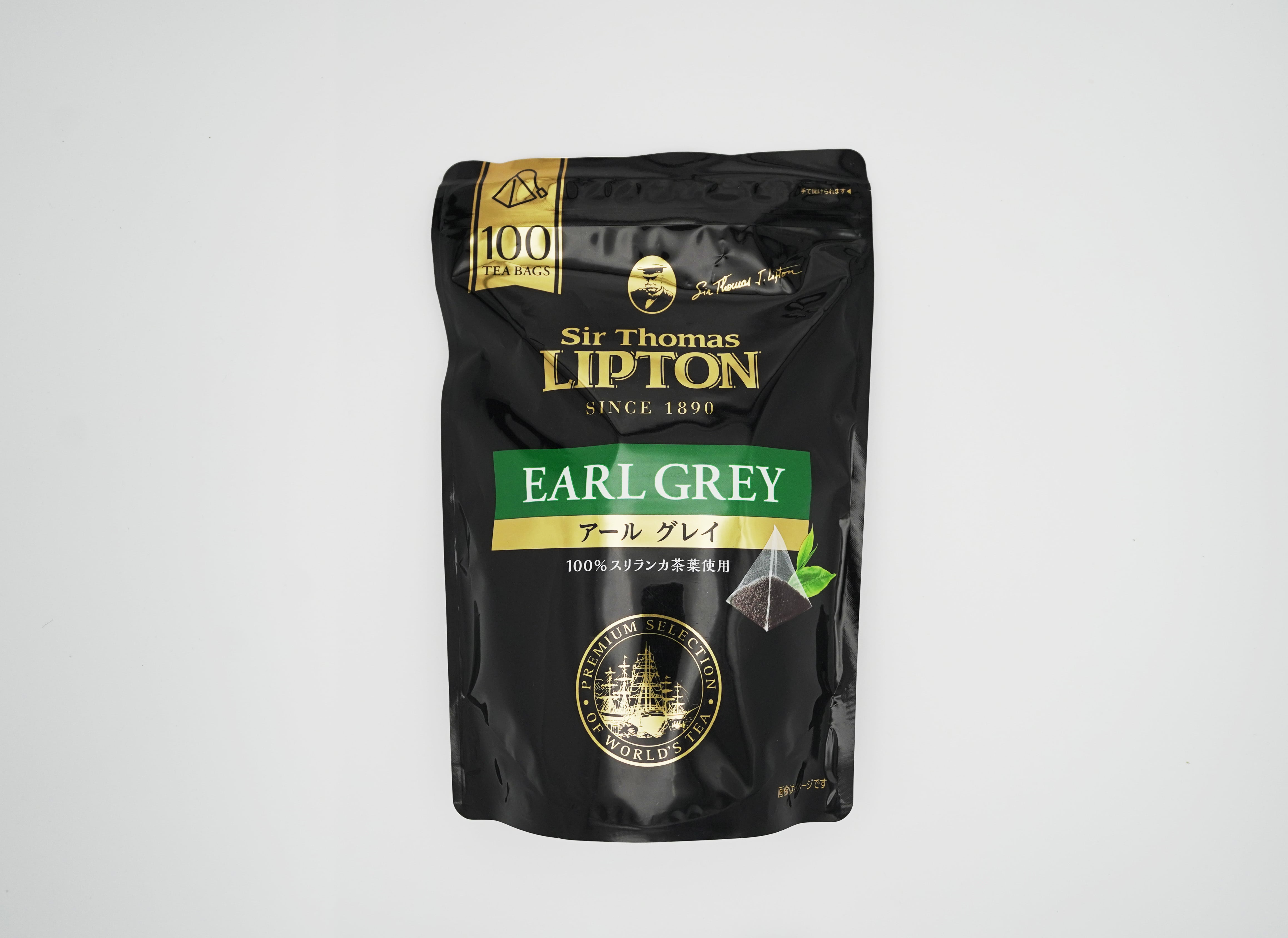 SIR THOMAS LIPTON アールグレイ100袋 ピラミッド型ティーバッグ/Sir Thomas Lipton Earl Grey Tea, 100 Pyramid Tea Bags