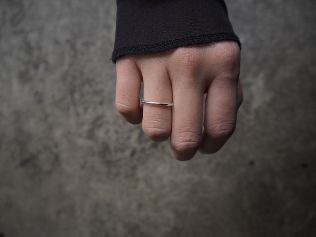 Karen silver , soft edge ring