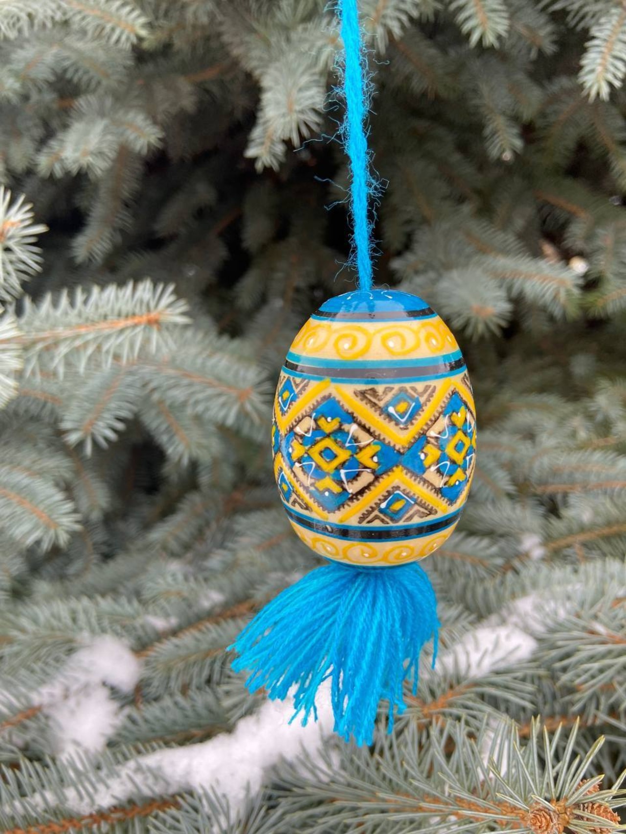 装飾用木製プィサンカ現代的なフツル様式（イースターエッグ）　 - 2