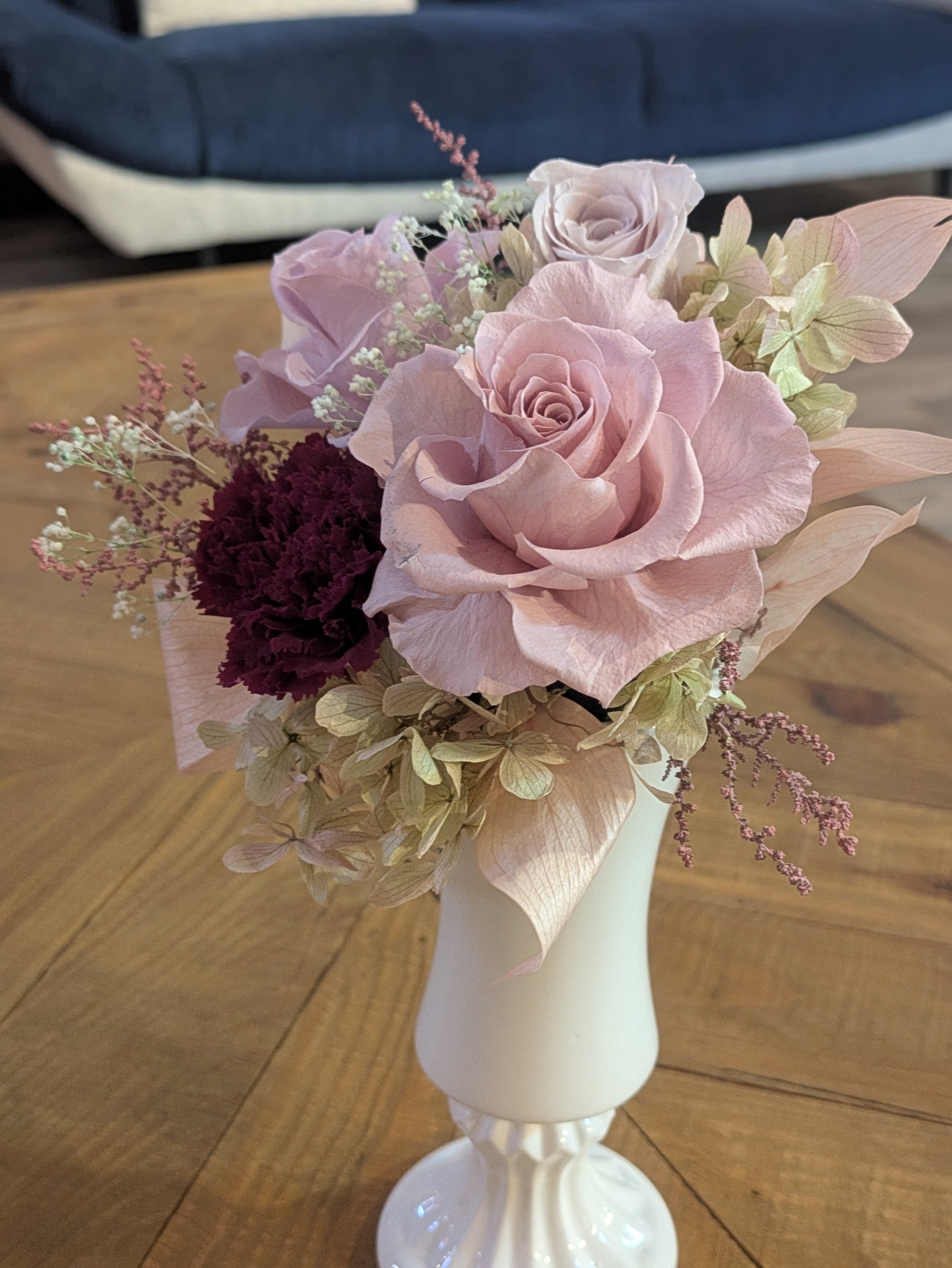 薔薇とユーカリ＊ドライフラワースワッグ | Pay ID