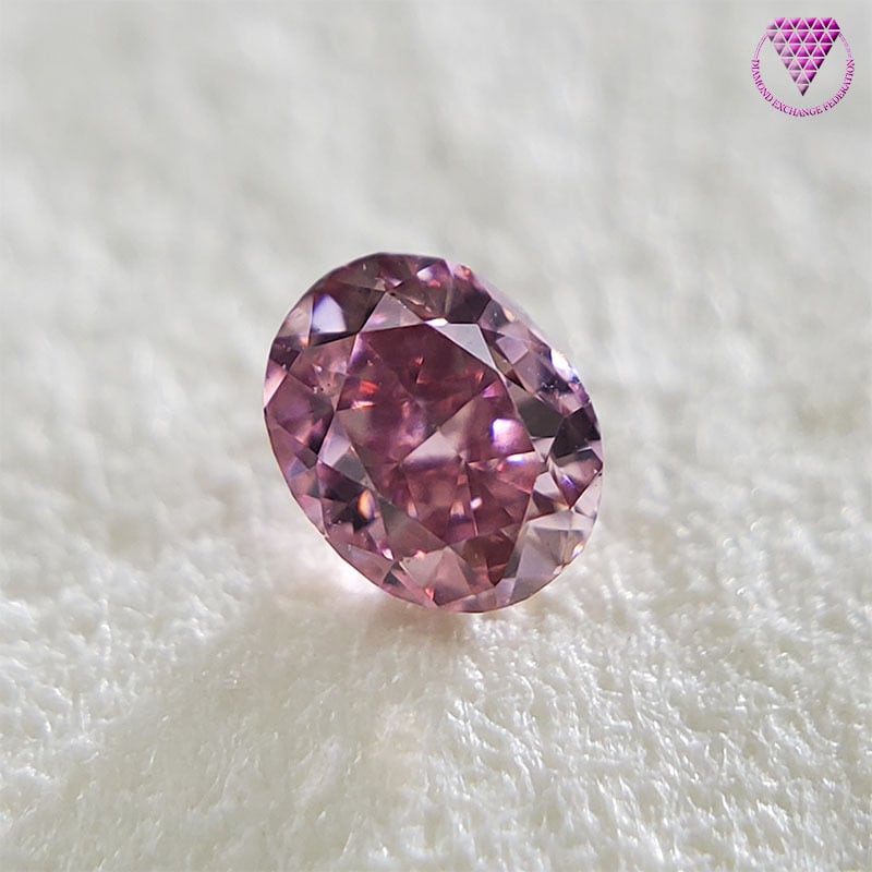 ピンクダイヤモンドルース/ F.PURPLISH PINK/ 0.050 ct.