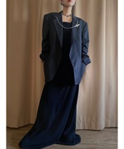 MADE IN U.S.A. big shoulde remake jacket-3983-2