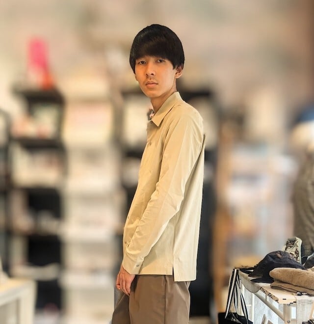 新品 CCP ミニマムシャツ サンドベージュ S SIZE LS-WA04 定価17600円