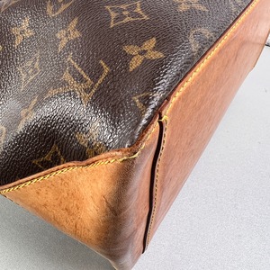 LOUIS VUITTON ヴィトン カバピアノ モノグラム レザー トートバッグ ブラウン A-13717