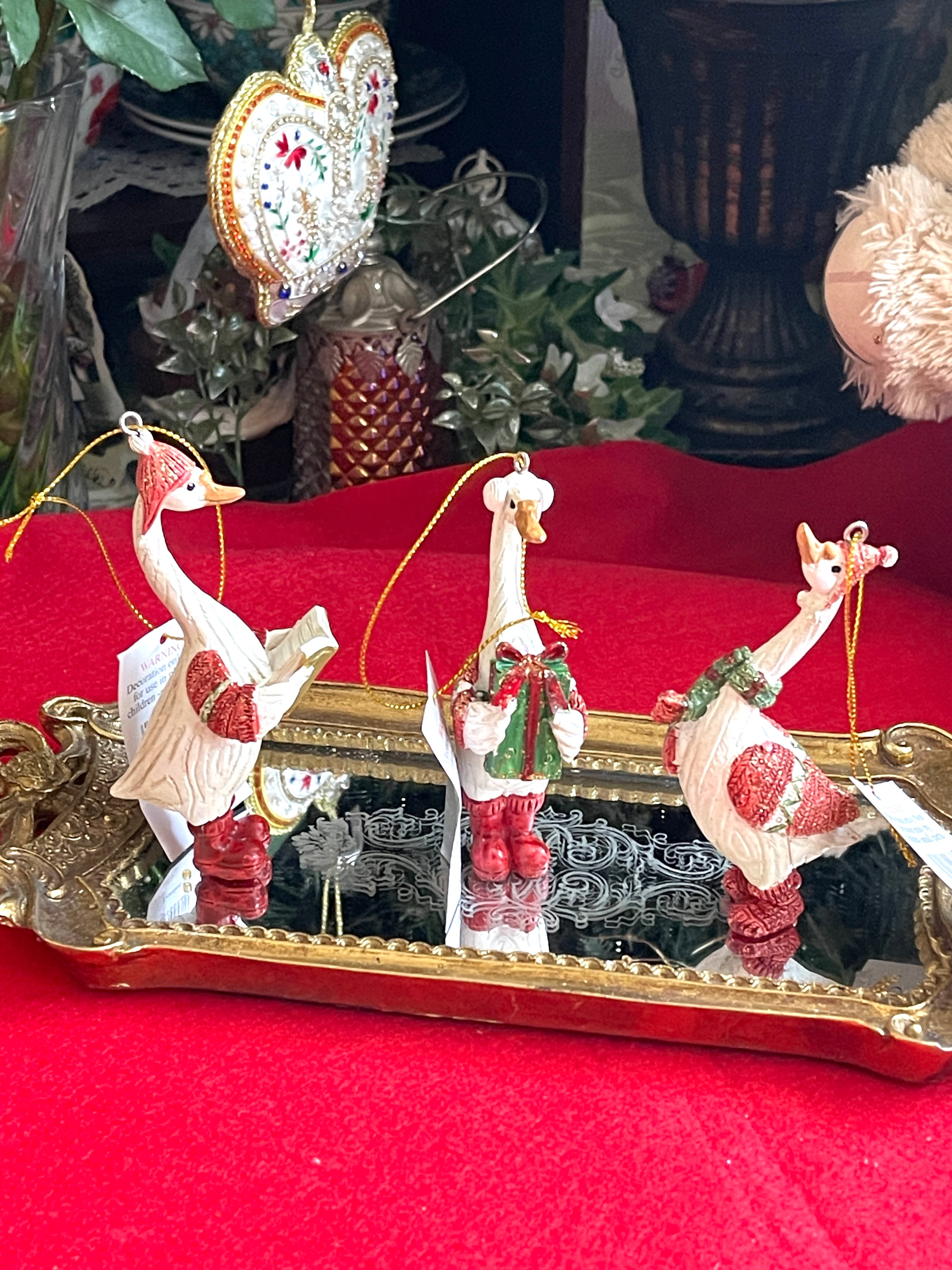 ♡※前Da1001 ビンテージ メアリーエンゲルブライト オーナメント まとめ ◇アヒル◇◇オーナメント◇ ◇ジセラグラハム◇GISRLA GRAHAM London