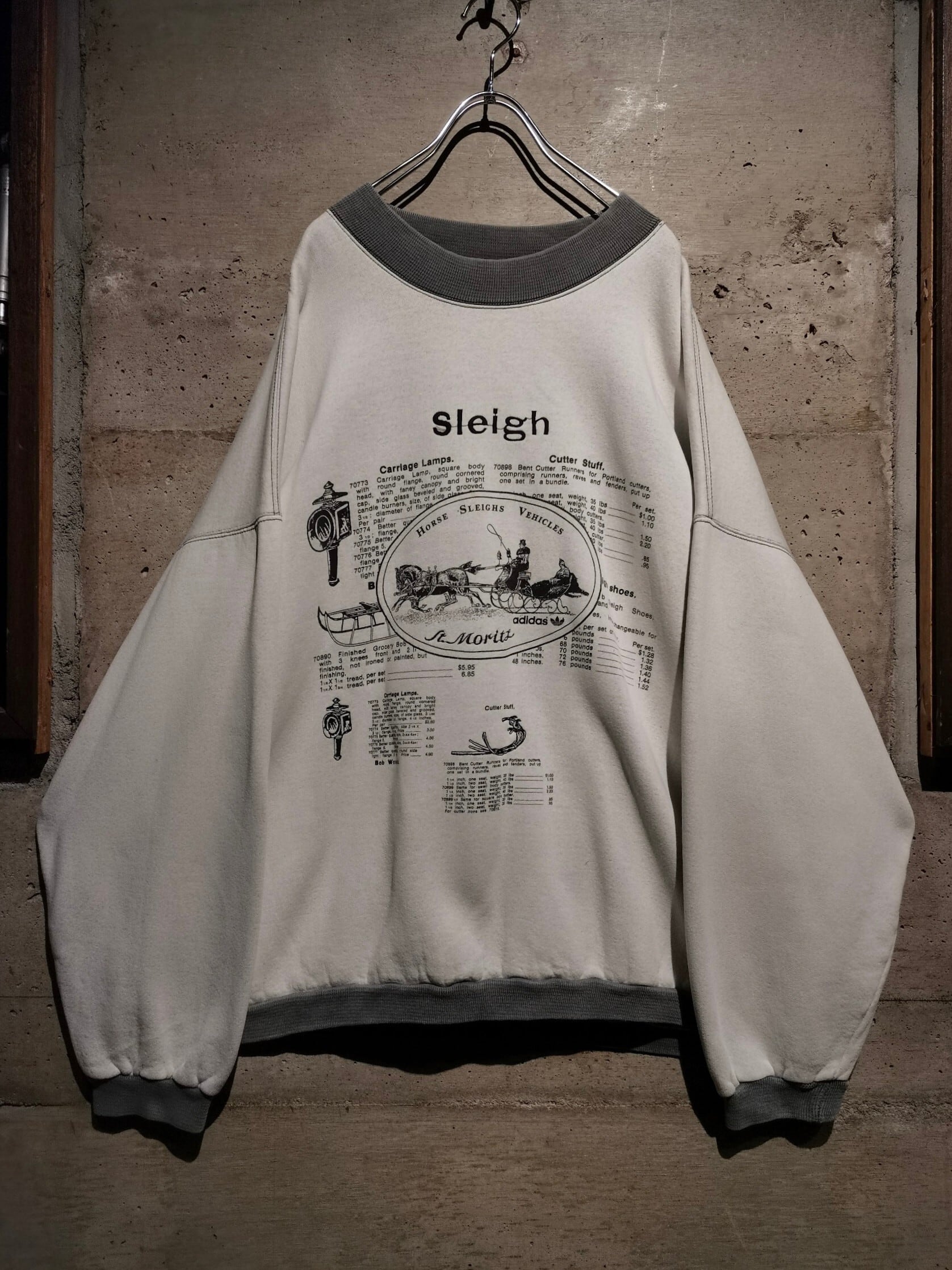 Acka original over flare sweat トップス 