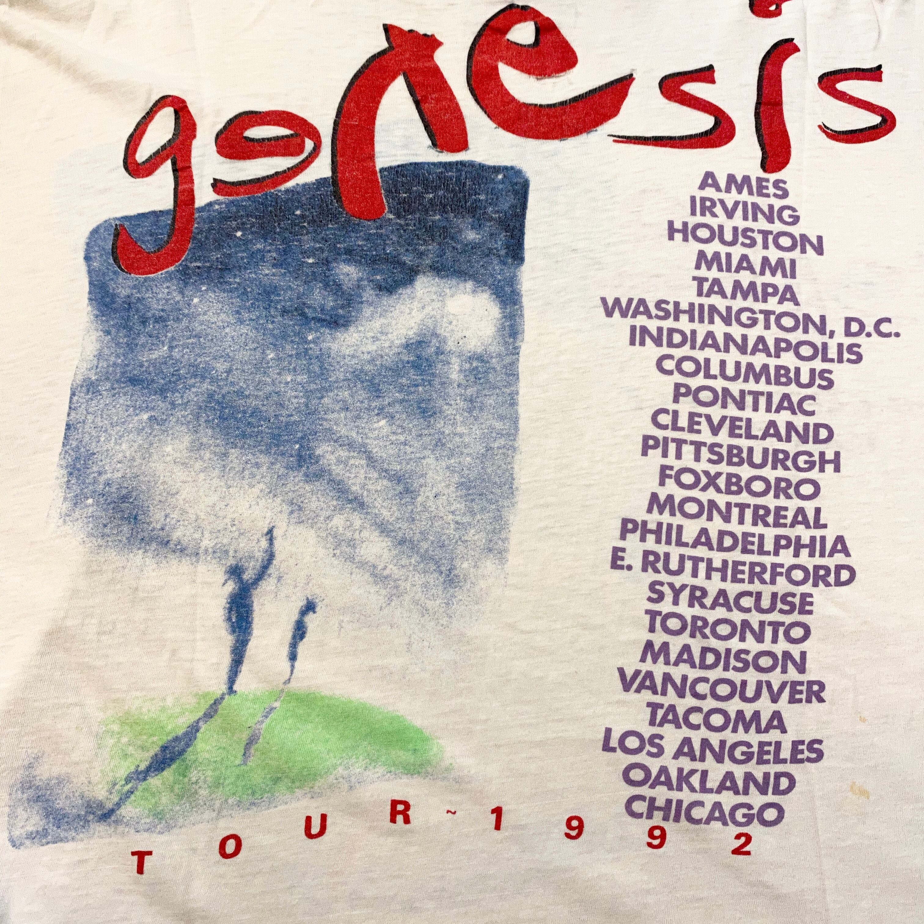 vintage 1992's GENESIS music tee “we can't dance” | NOIR ONLINE