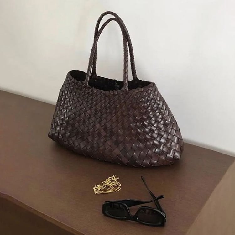 牛革 レザー メッシュ トートバッグ《2色》No.4160 | closetly 牛革 レザー メッシュ トートバッグ《2色》No.4160 | closetly