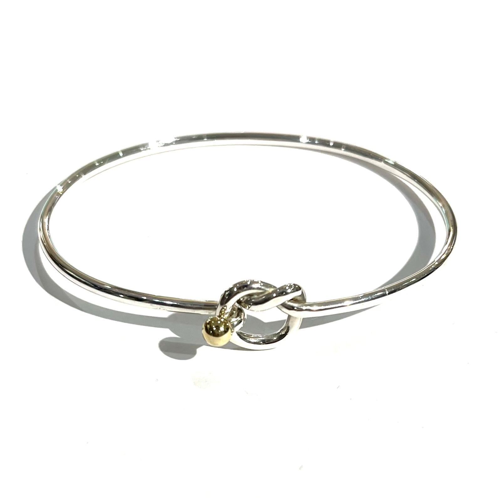 Tiffany ティファニー　ラブノット　K18/SV925 ブレスレット TIFFANY&CO. 】K18.silver925 ラブノットブレスレット ティファニー