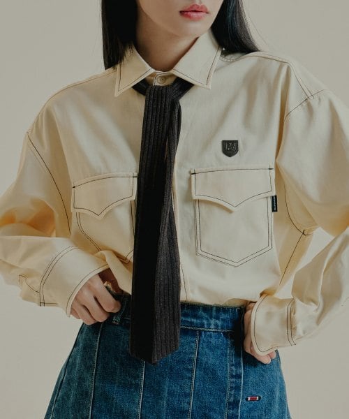 ☆TXT ボムギュ 着用！！【ROMANTIC CROWN】KNIT TIE OXFORD