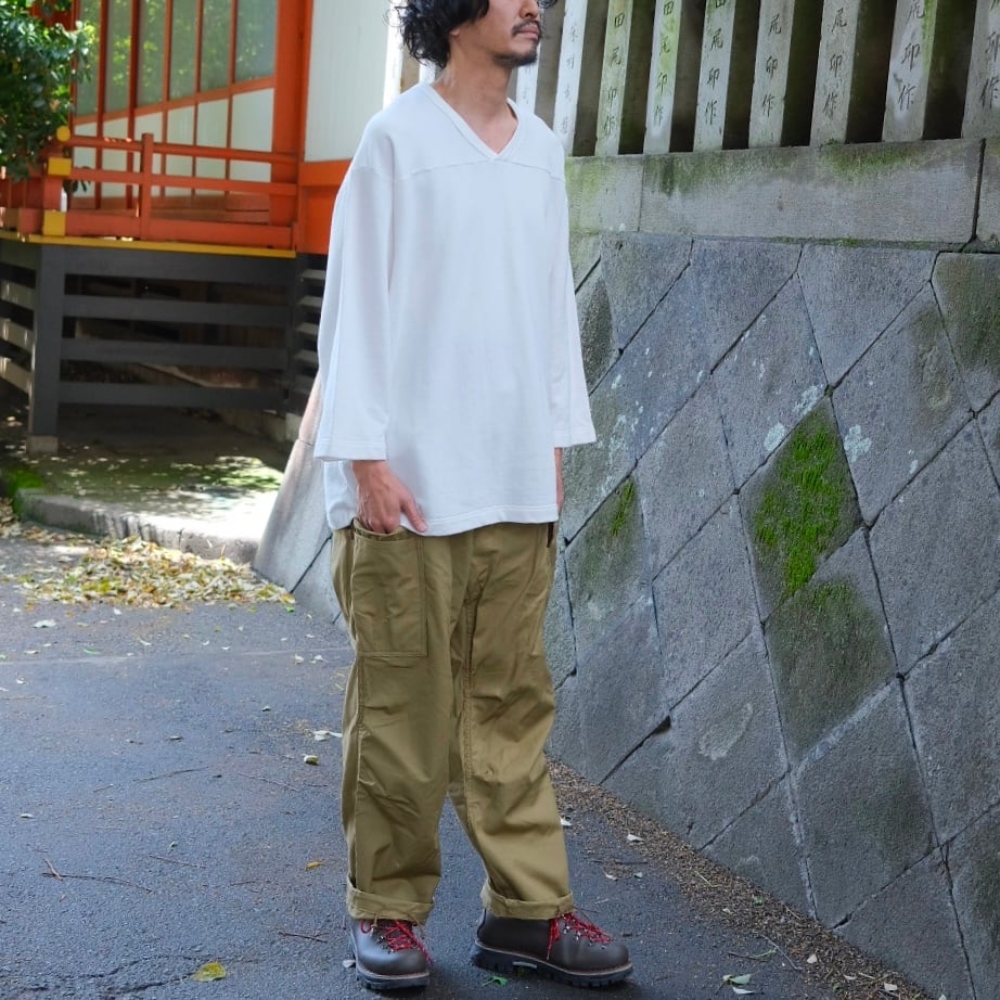 Sans limite(サンリミット) / 裏毛foot T VⅡ-white-(W2402032) | Signs