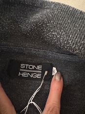 STONE HENGE ハーフジップ プルオーバー スウェット