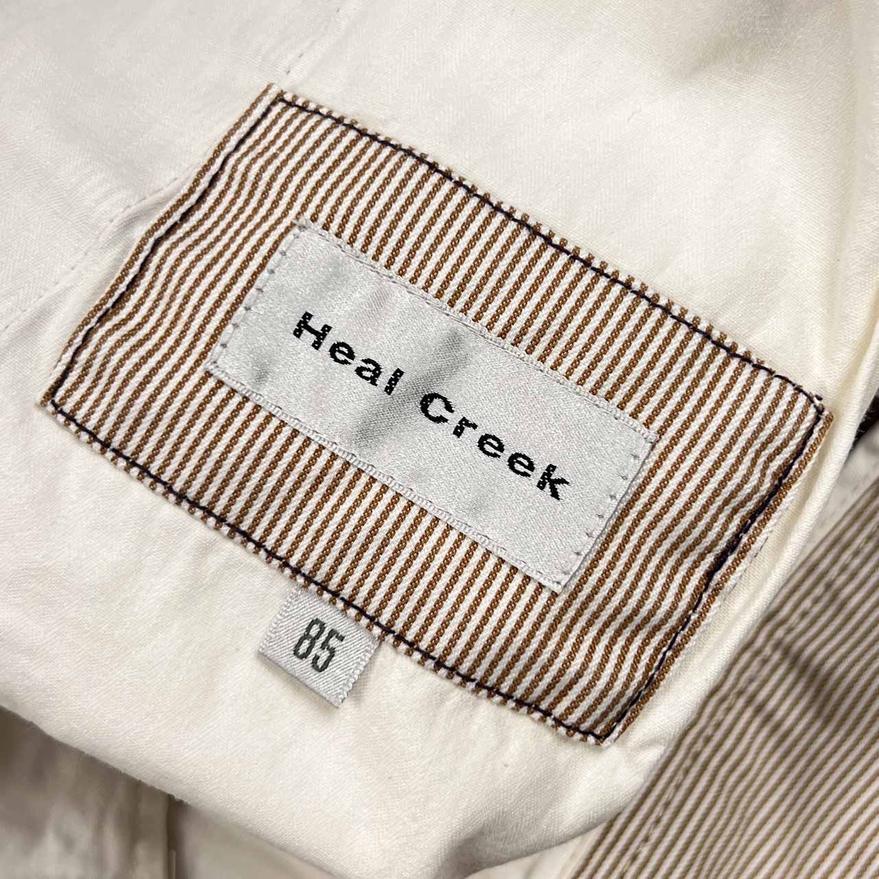 Heal Creek ヒールクリーク ストライプ パンツ 85/ベージュ系 メンズ