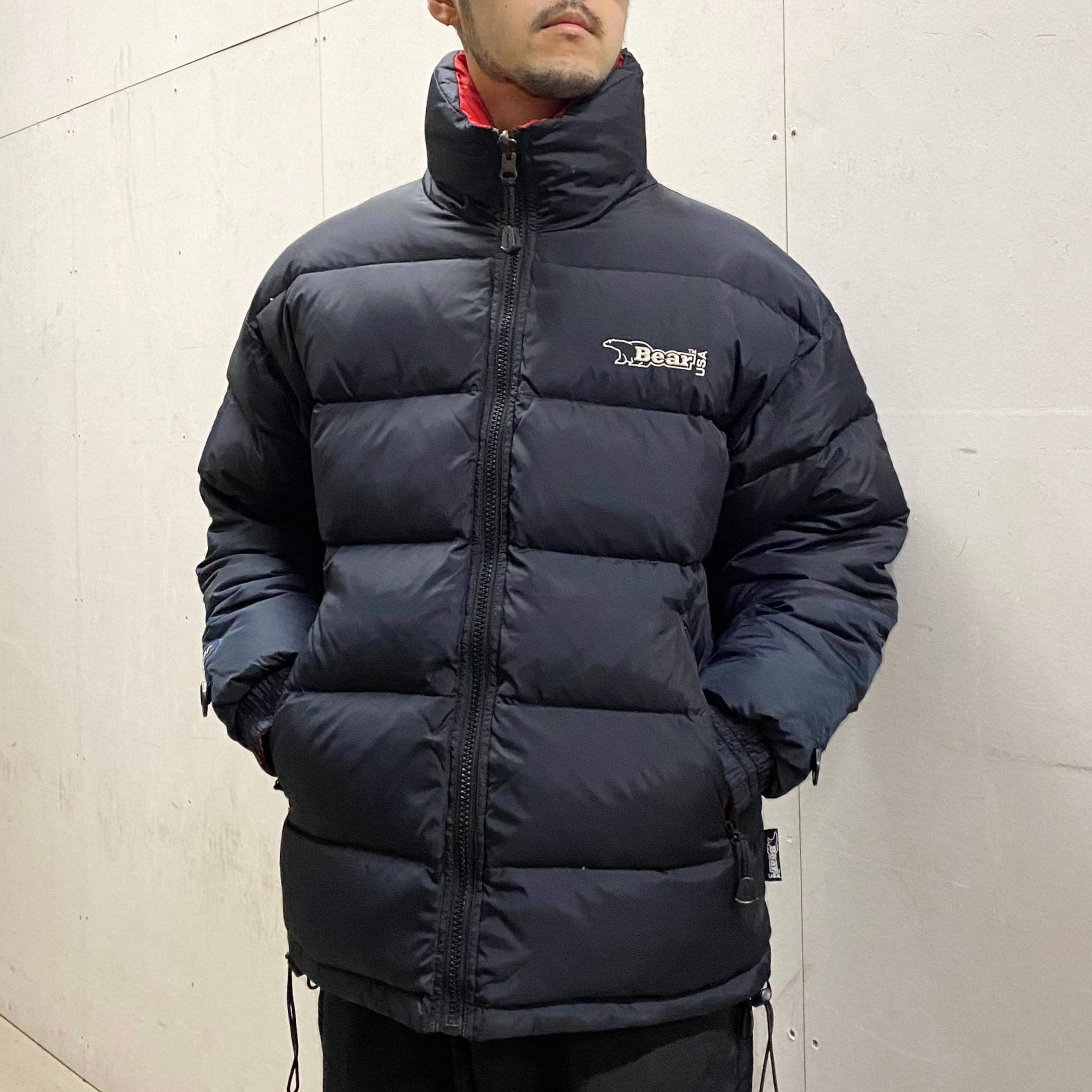 90's Bear USA Reversible Down Jacket / ベアー リバーシブル ダウン