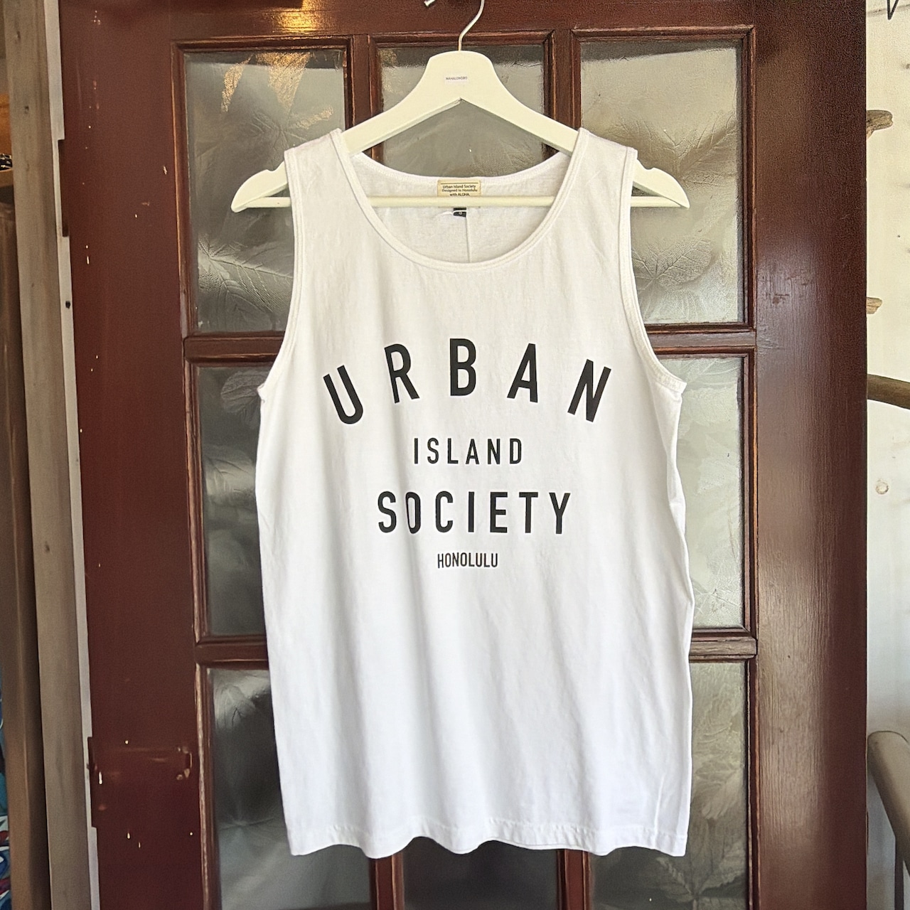 タンクトップ　UIS ARCH LOGO TANK / URBAN ISLAND SOCIETY ハワイ