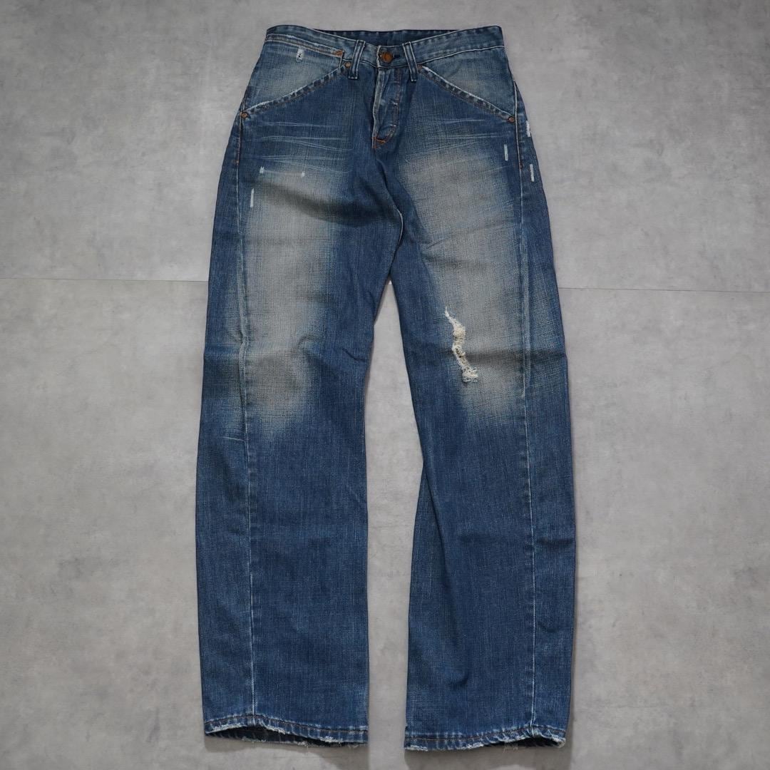 リーバイス エンジニアード ジーンズ W29 00s 青 古着 15906