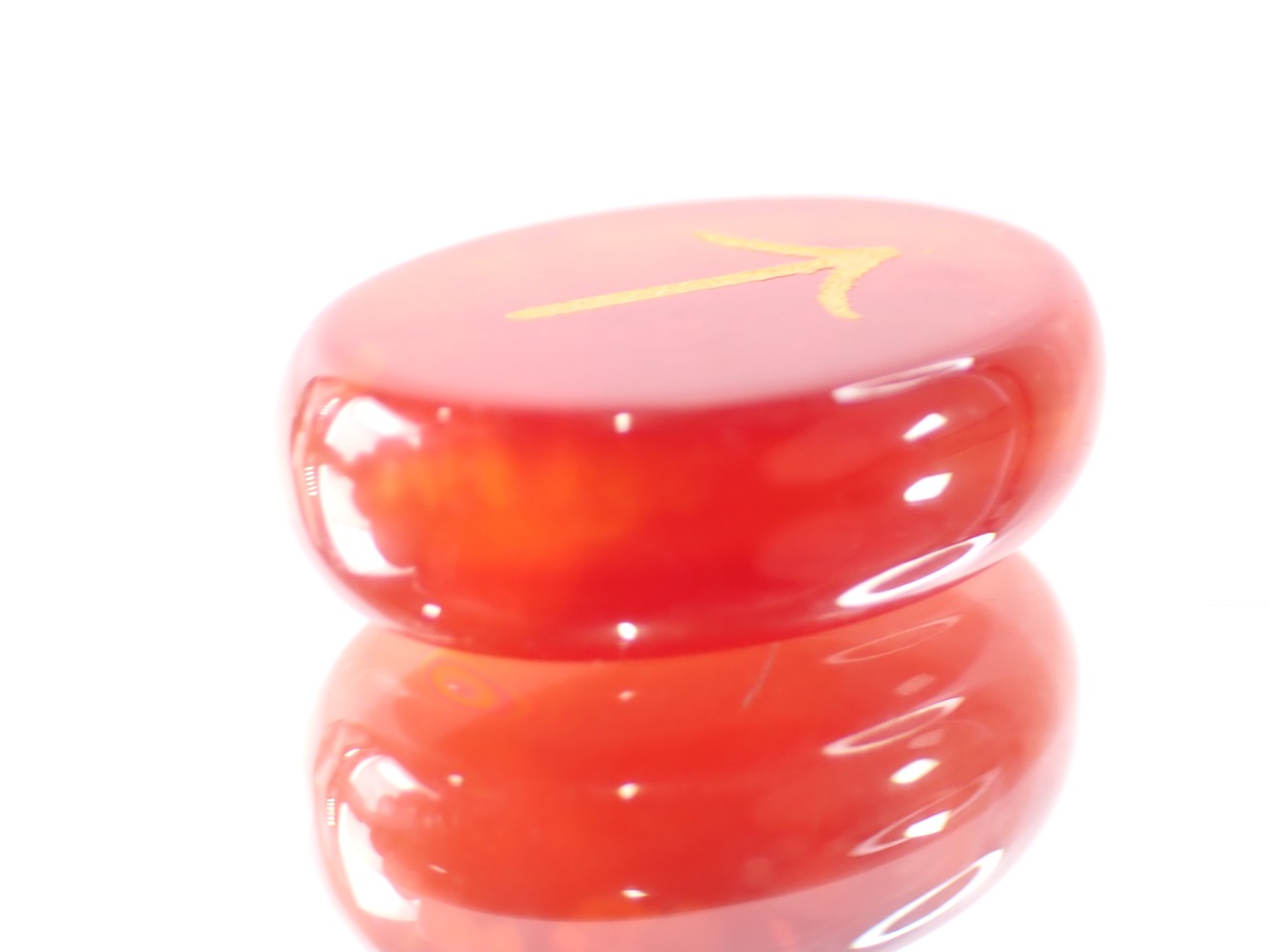 【定期便利用者様限定】ルーン文字入り　カーネリアン　 [D1-69]