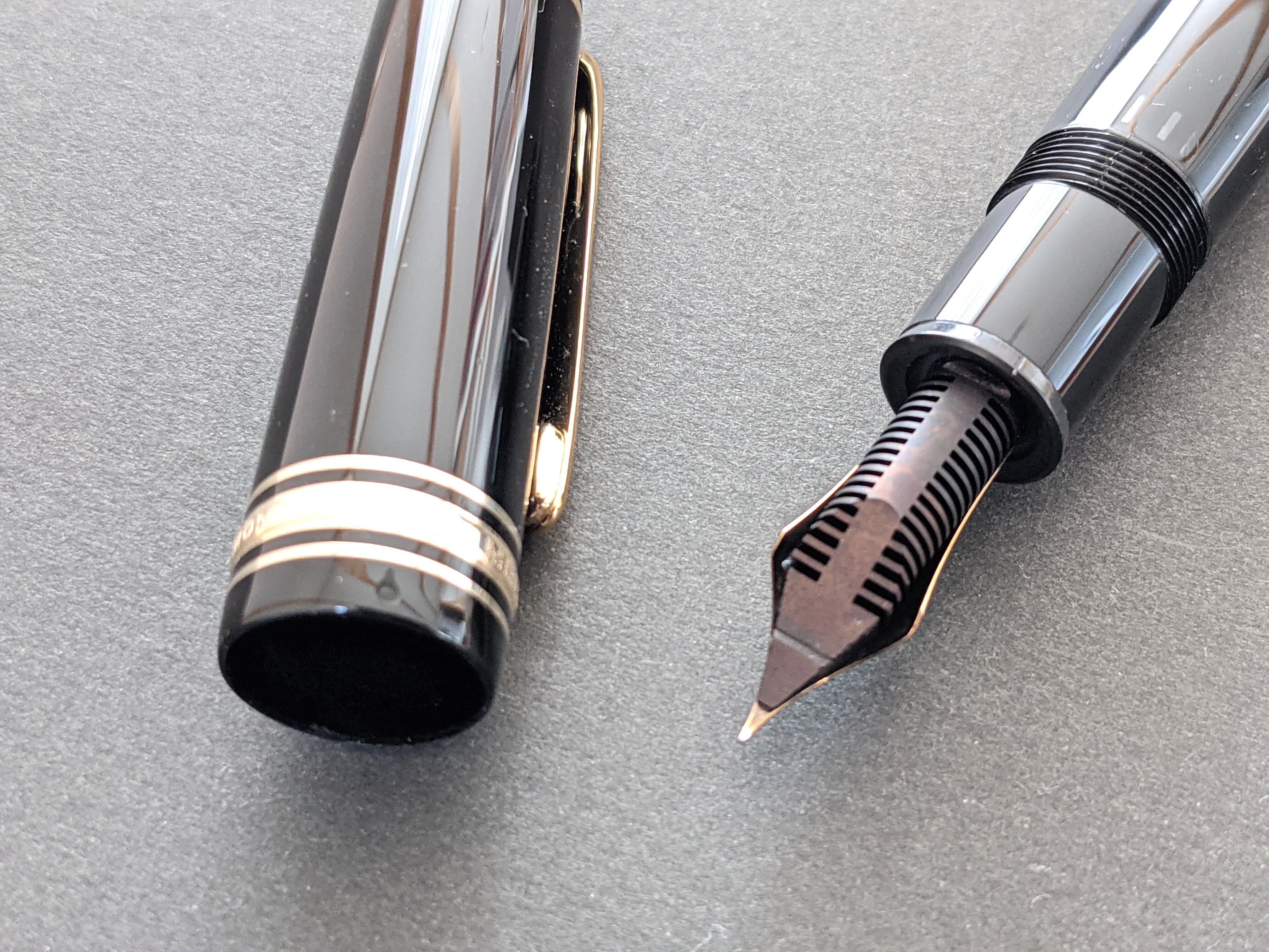 モンブラン マイスターシュテュック 149 万年筆 14C F 細字 80s モンブラン マイスターシュテュック 149 MONTBLANC 149 （極細