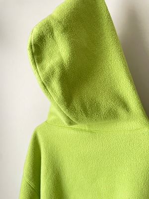 Light green fleece hoodie