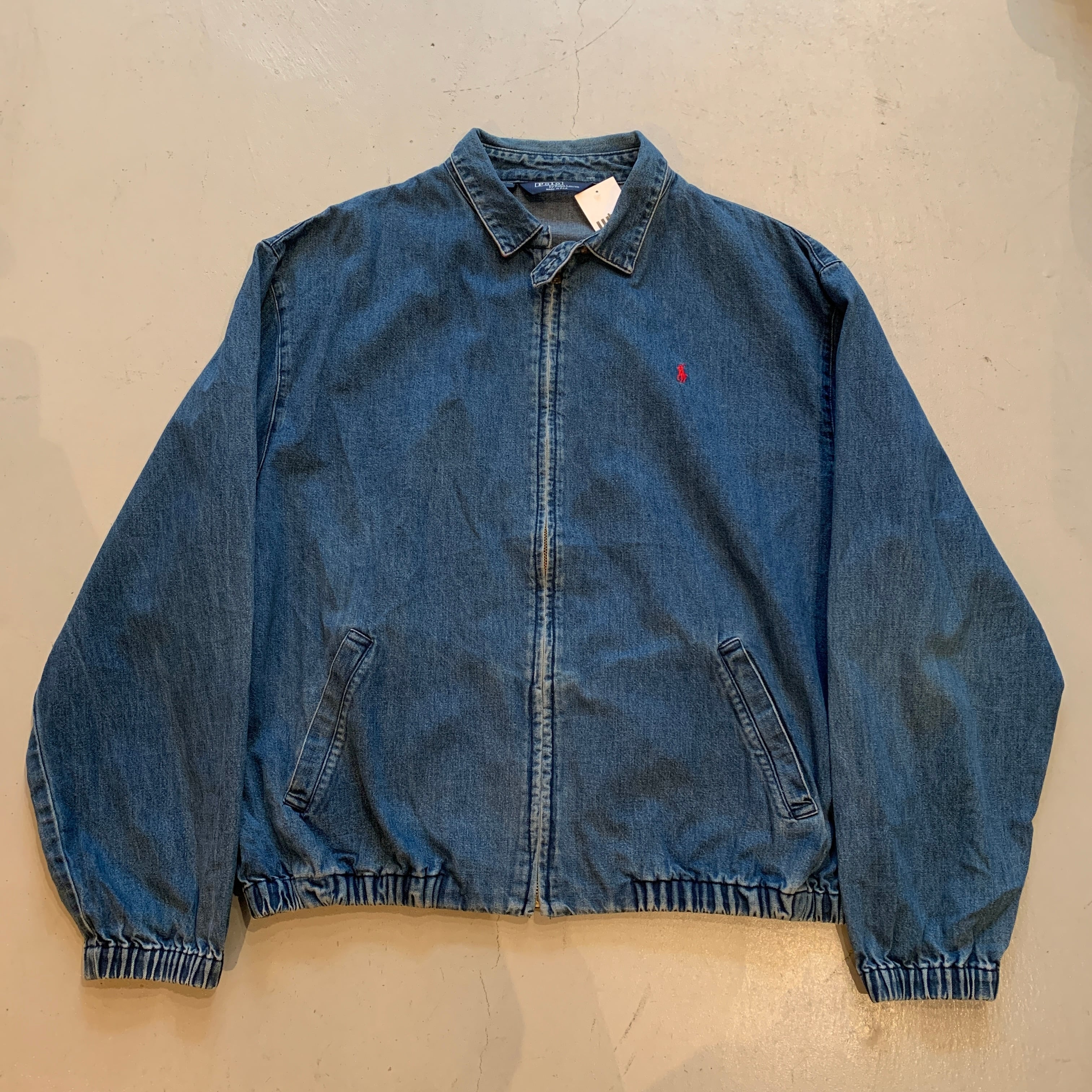80s〜90s POLO Ralph Lauren denim swing top jacket【高円寺店 