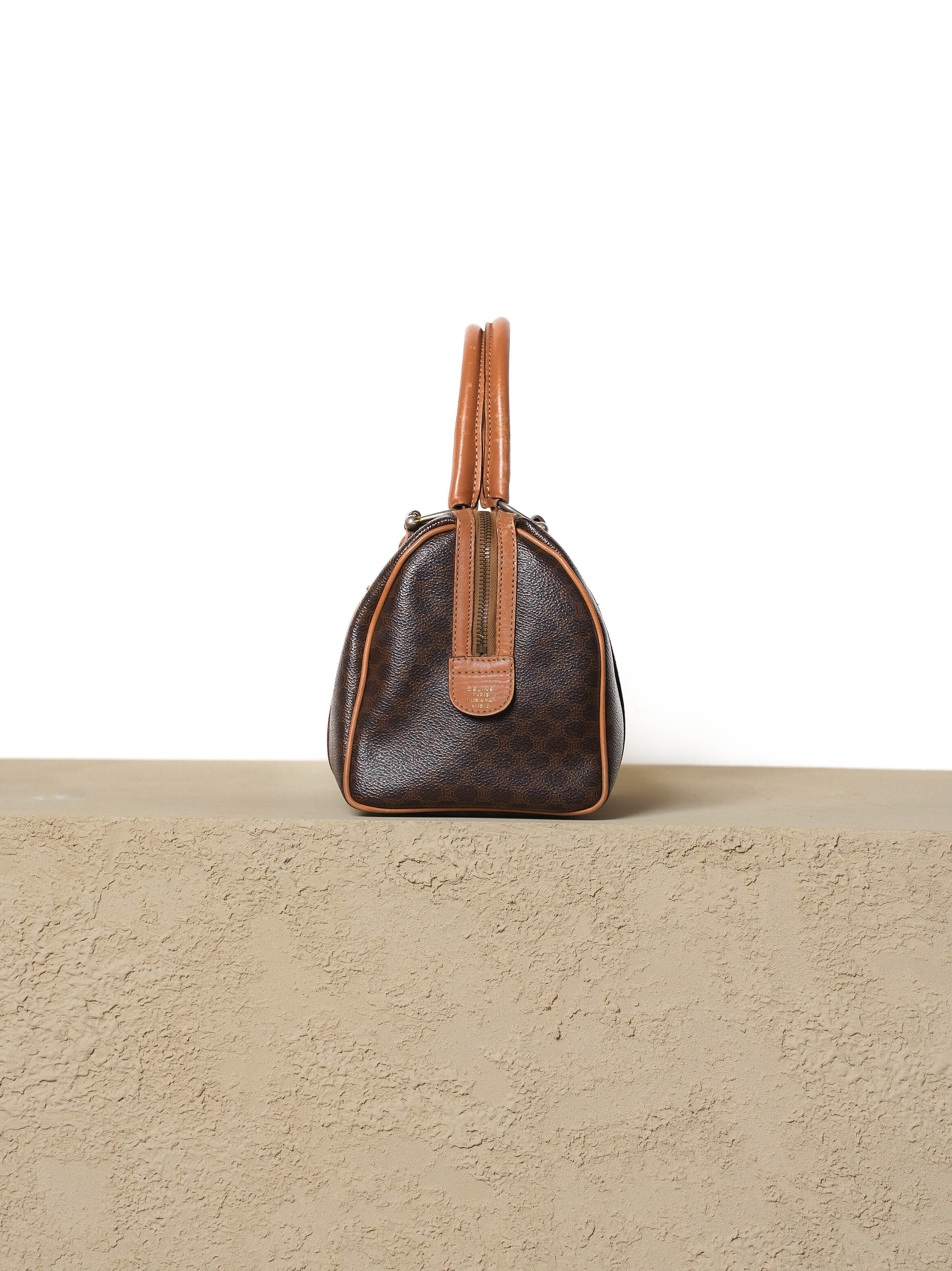 CELINE セリーヌ マカダム柄 w26 ミニボストンバッグ | Raum Vintage