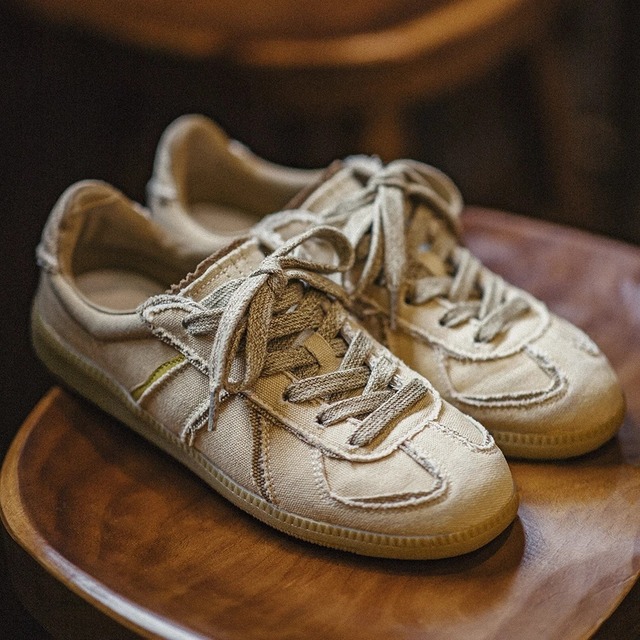 Retro Desert Color Canvas Sneakers / レトロ デザート カラー キャンバス スニーカー