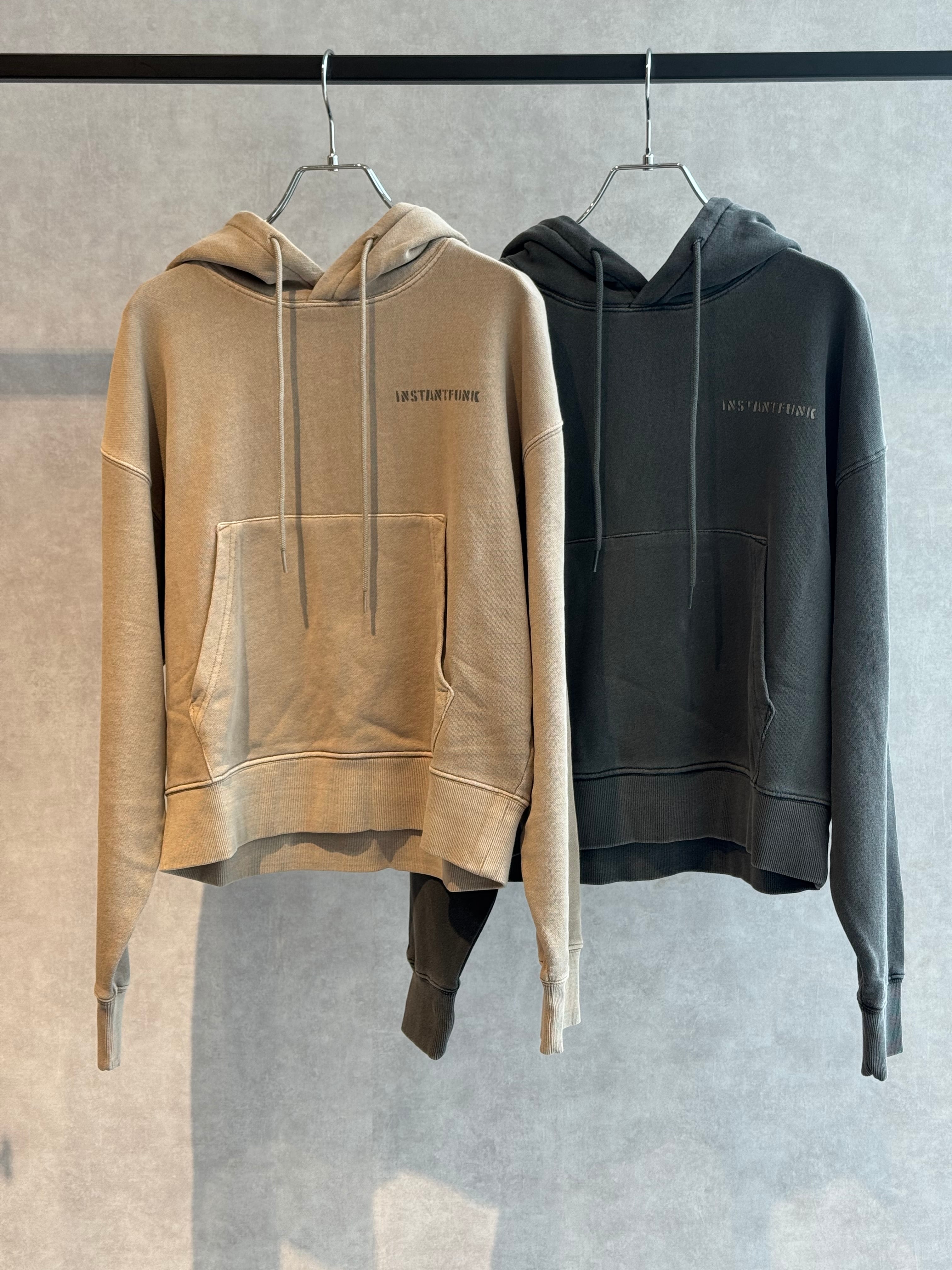 【INSTANTFUNK】muff poket hoodie