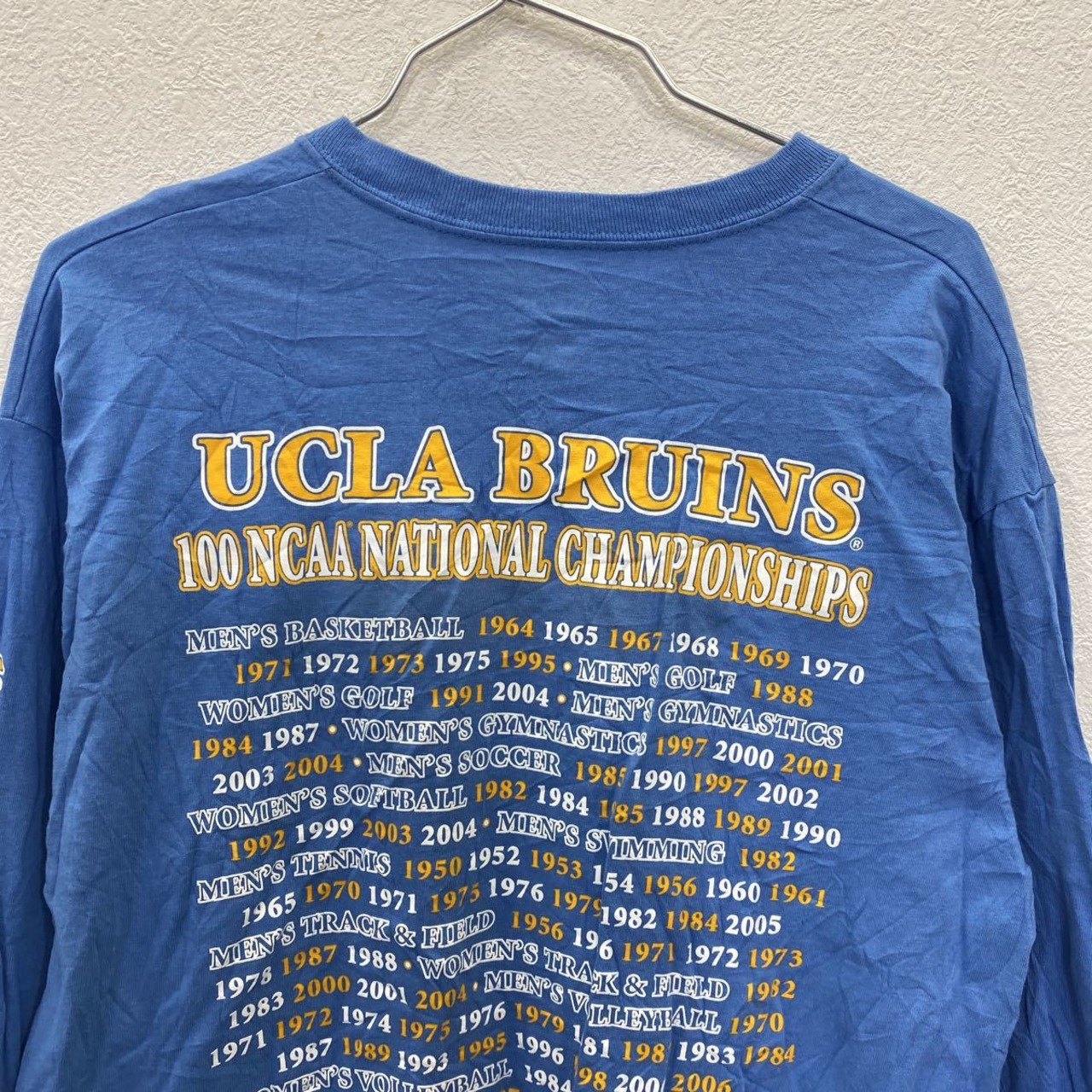 RUSSELL ATHLETIC ロングTシャツ Mサイズ ラッセルアスレチック UCLA 