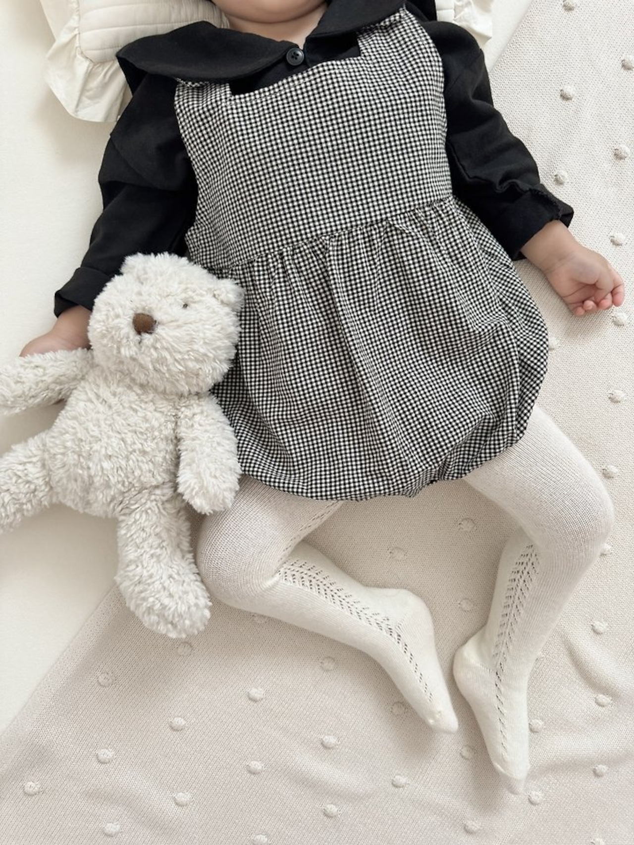 【取寄/韓国直送】mimimarket 26/AU チェックオーバーオールスーツ|秋服|韓国子供服