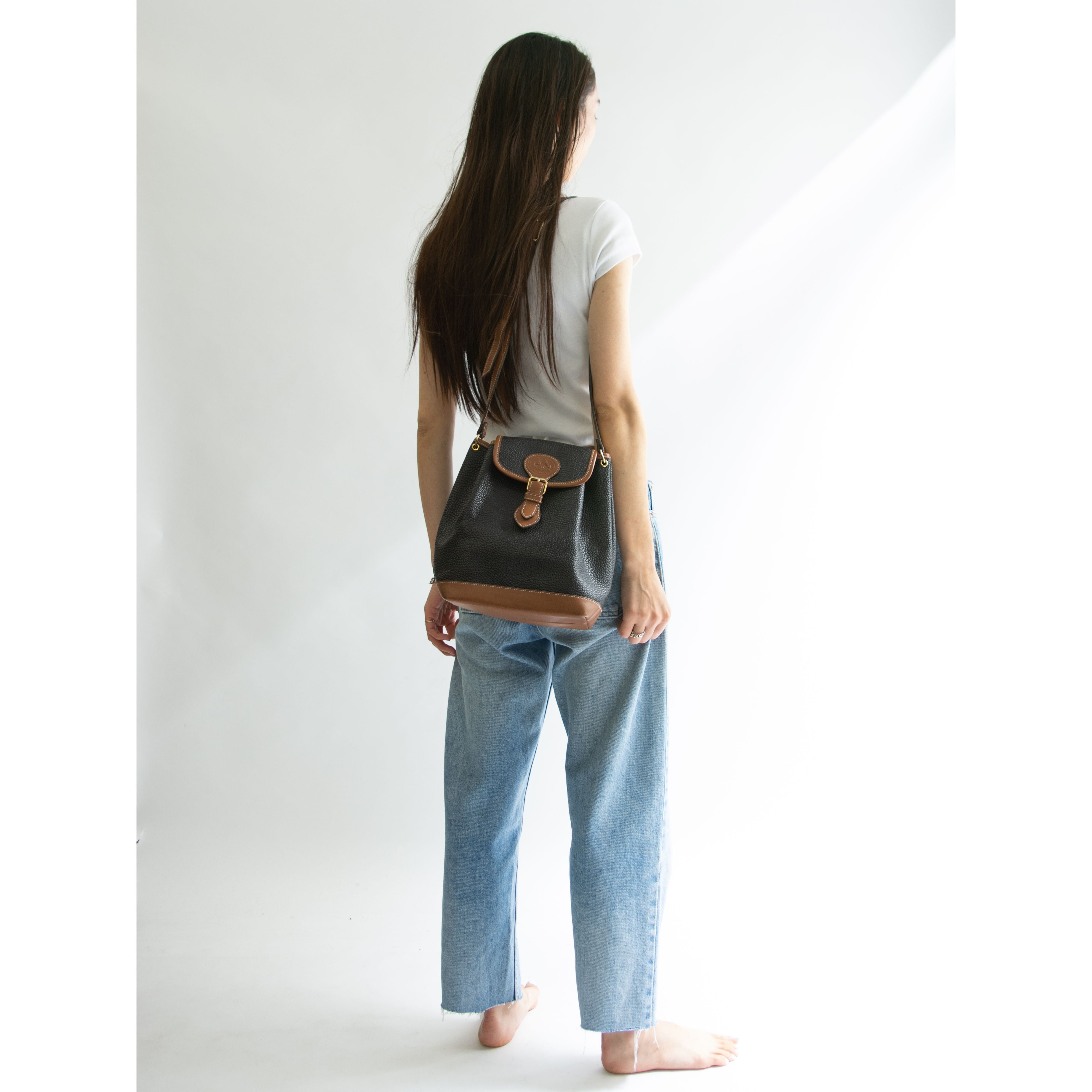 【DIDIER LAMARTHE】Made in France 70-80's shoulder bag（ディディエラマルト フランス製レザーショルダーバッグ）10d