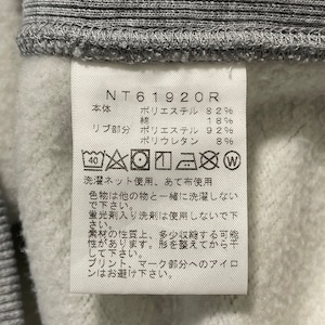 【THE NORTH FACE】直営店 限定 完売 ワンポイントロゴ 刺繍ロゴ バックロゴ スウェット トレーナー プルオーバー MEDIUM アウトドア 脇リブ 肉厚 ノースフェイス US古着