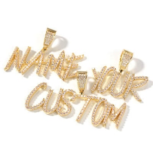 Iced Out Custom Cursive Font