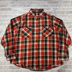 1970S KING KOLE FLENNEL CHECK SHIRT