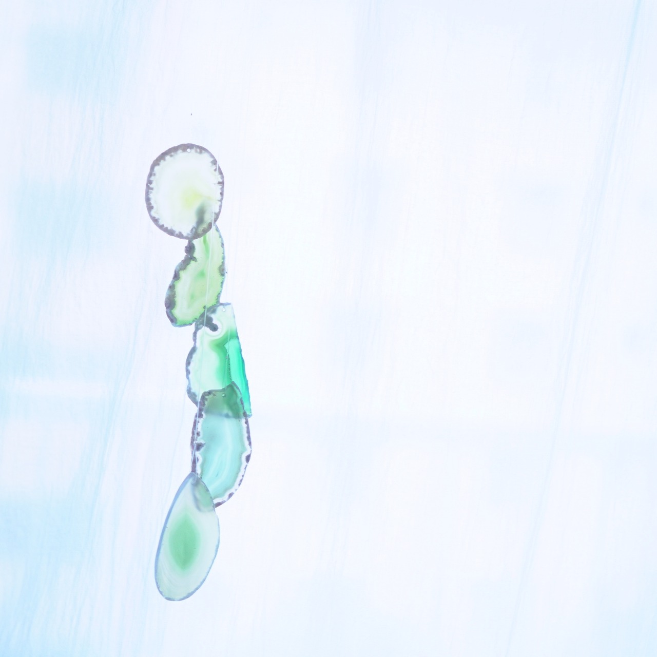 Spring Breeze 02 - アゲートヒーリングチャイム / Agate Sun Catcher Wind Chime 929