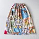 Vintage fabric patchwork remake skirt  Horse