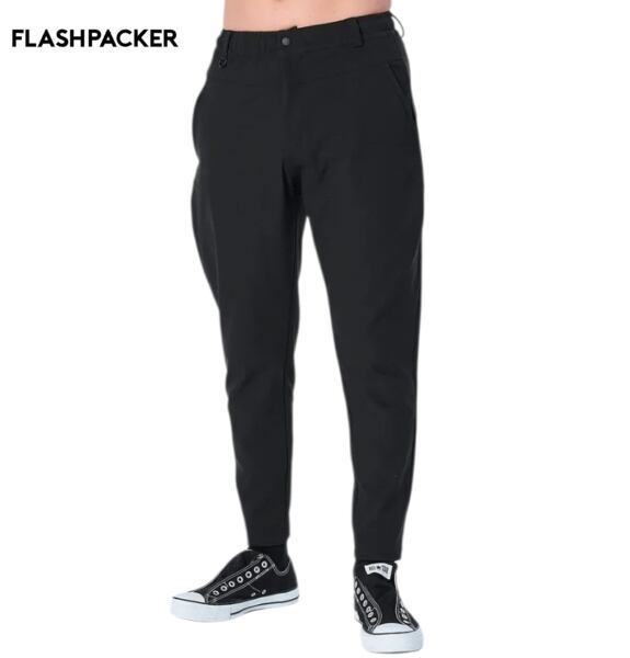フラッシュパッカー パンツ ソロテック セットアップ FLASH PACKER SOLOTEX Eco-Hybrid テーパードパンツ XLP-SLTEX BLACK