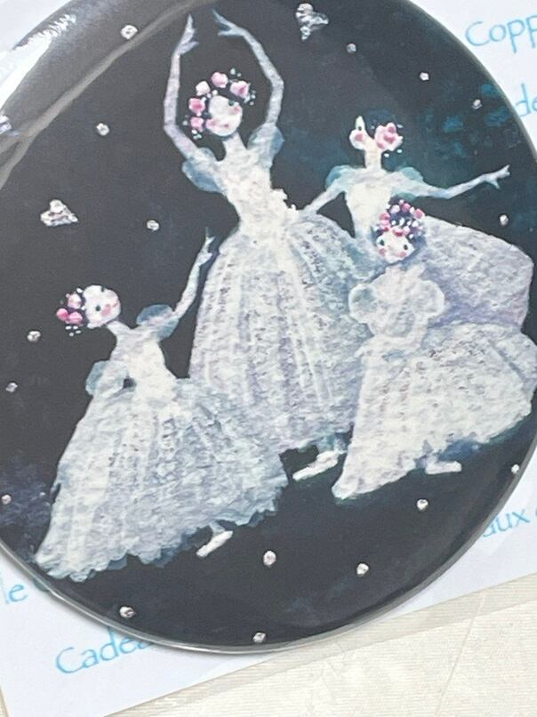マグネット バレエ雑貨 横山真弥 Maya イラスト バレリーナマグネット
