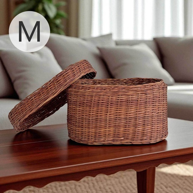 ラタン バスケット Mサイズ　(RTA-995M）