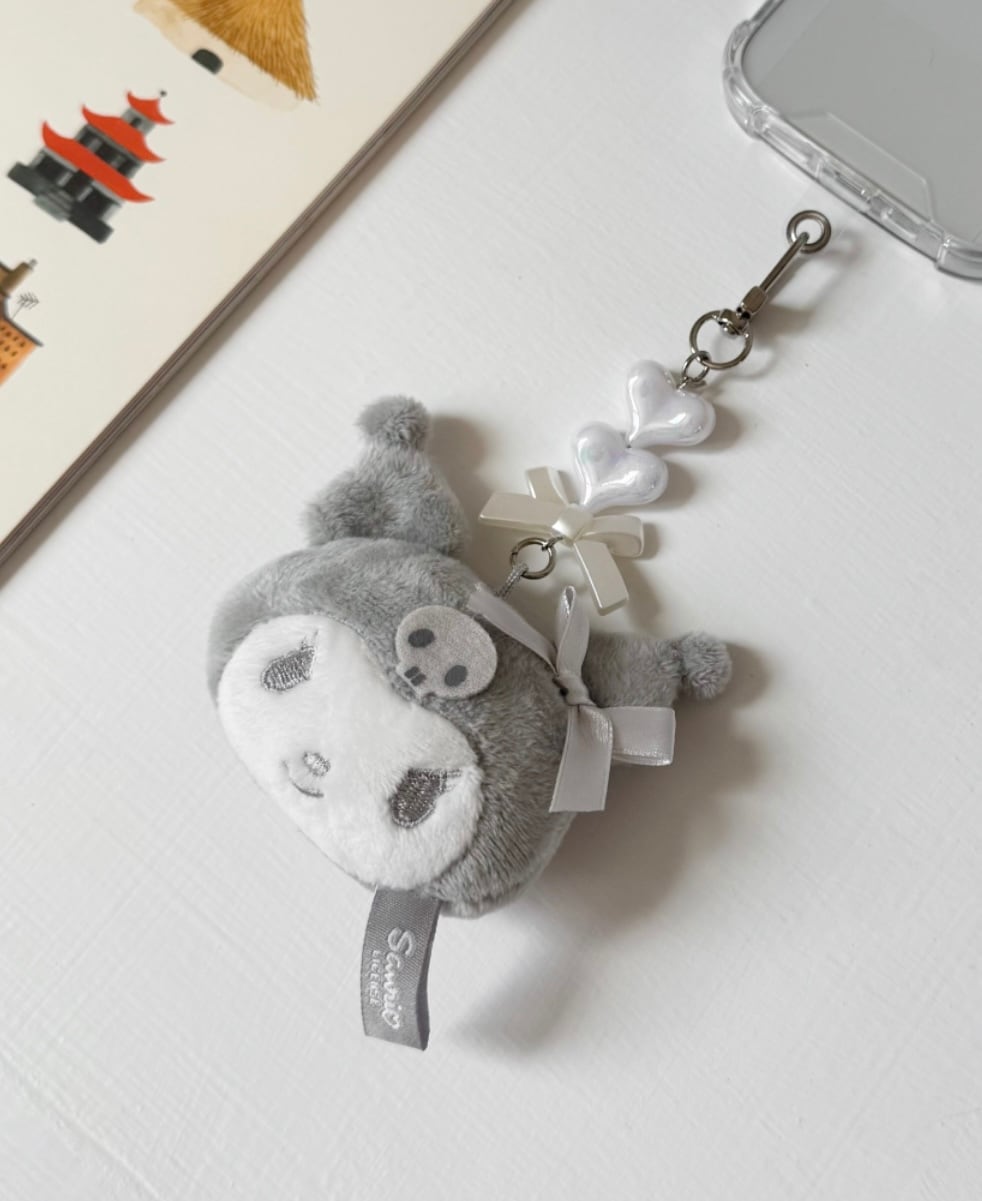韓国限定 公式】sanrio silver keyring 6types / サンリオ シルバー