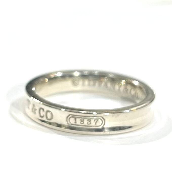 TIFFANY&CO】 【14.5号 】2411 細T&CO ナローシルバー925ヴィンテージ