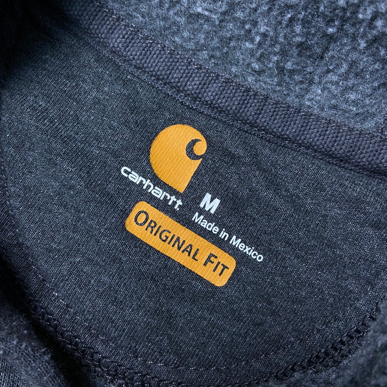 Carhartt カーハート ORIGINAL FIT 袖ロゴプリント スウェットパーカー 