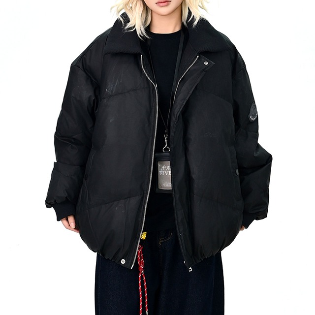 モードスタンドカラーパファージャケット  2col   R01165