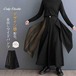 ワイドパンツ ワイド パンツ レディース パンツドレス ロング パンツ ボトムス 配色 プリント 体型カバー ロングパンツ カジュアル 大きいサイズ 新作 春 秋 ハイウエスト ボタン 着痩せ 着回し