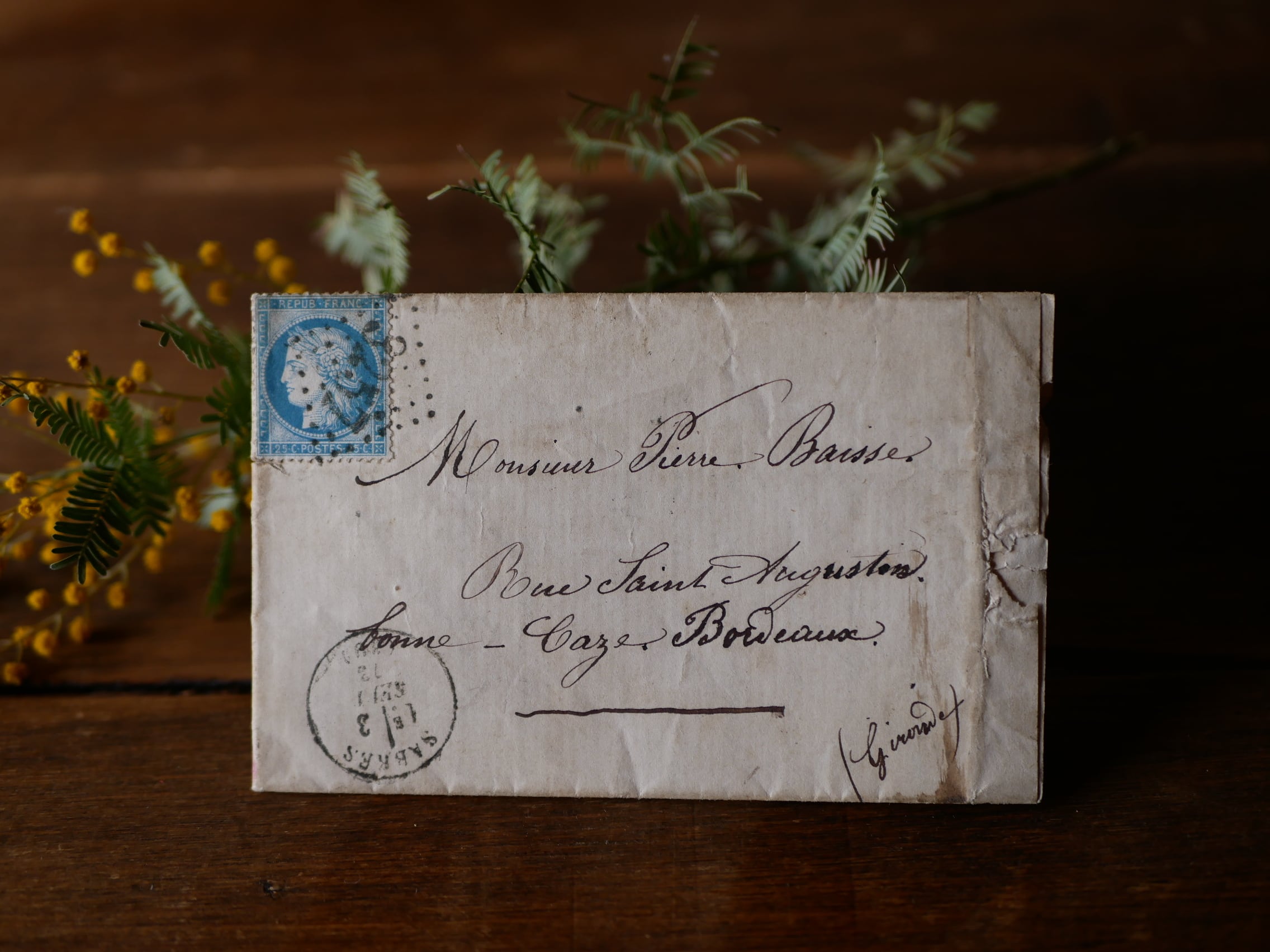 5 古いフランスの手紙 | フランス アンティーク mamantique