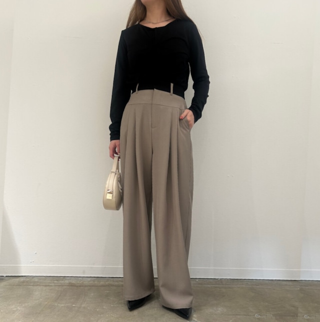 ナンバーミーTOKYO" TWILL TAC PANTS"GREIGE